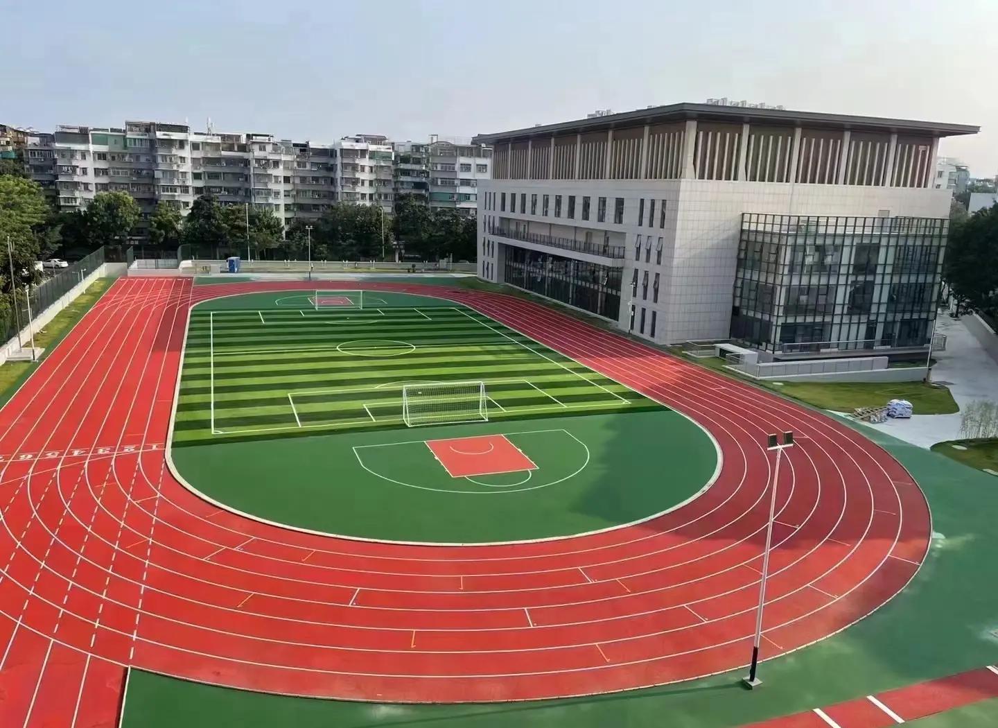 南平市橡胶跑道塑胶篮球场 - 方案
